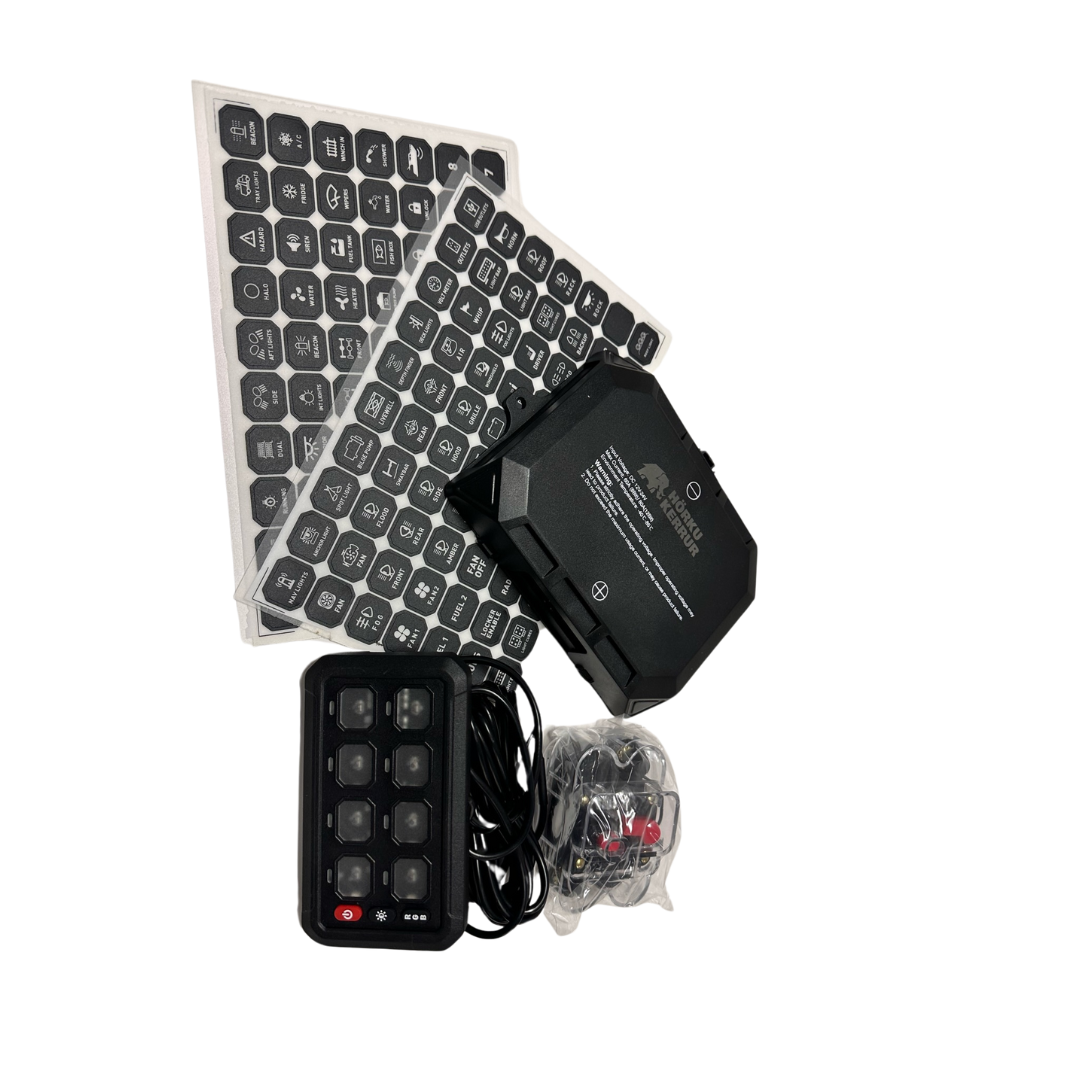 Hörkurofaborð bluetooth Vatnshelt - 8 rofar