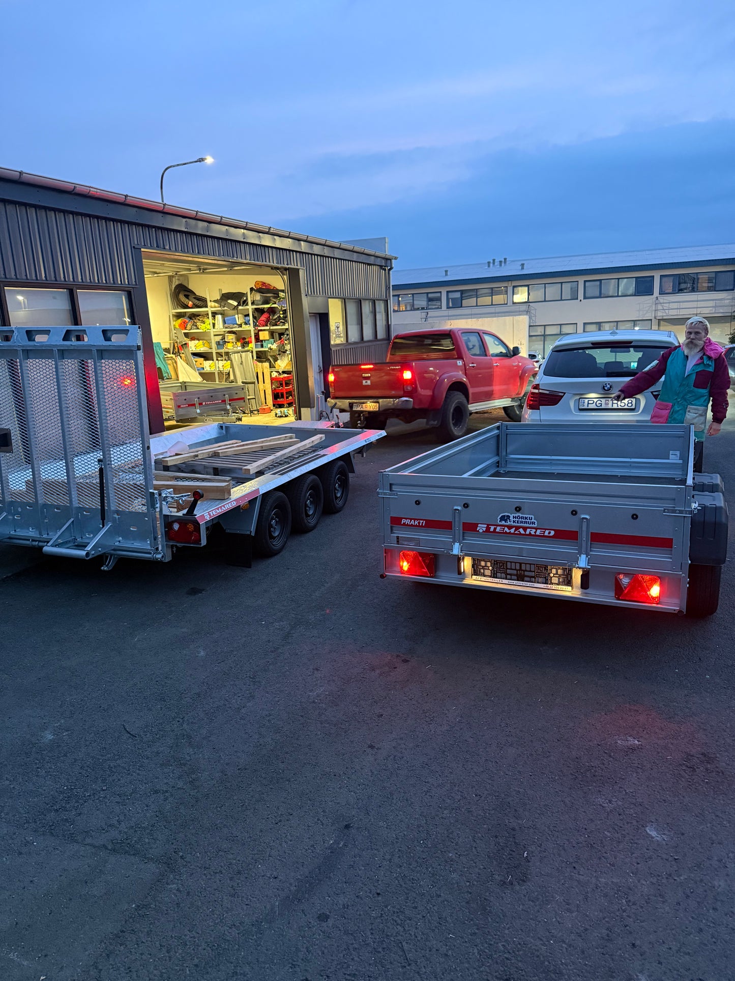 Kerra sem hentar fyrir minni verkin og fjórhjól - PRAKTI 2615/2 750kg