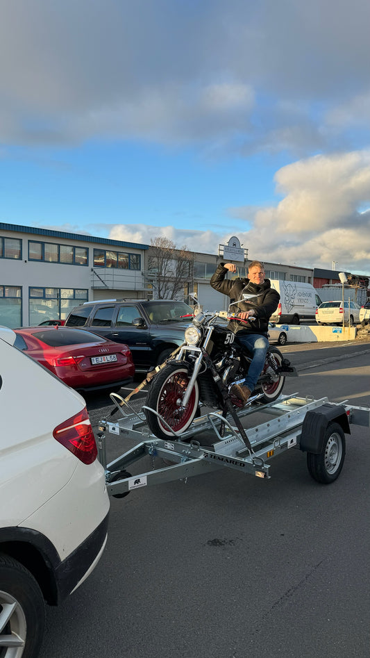 Mótorhjólakerra fyrir 3 hjól