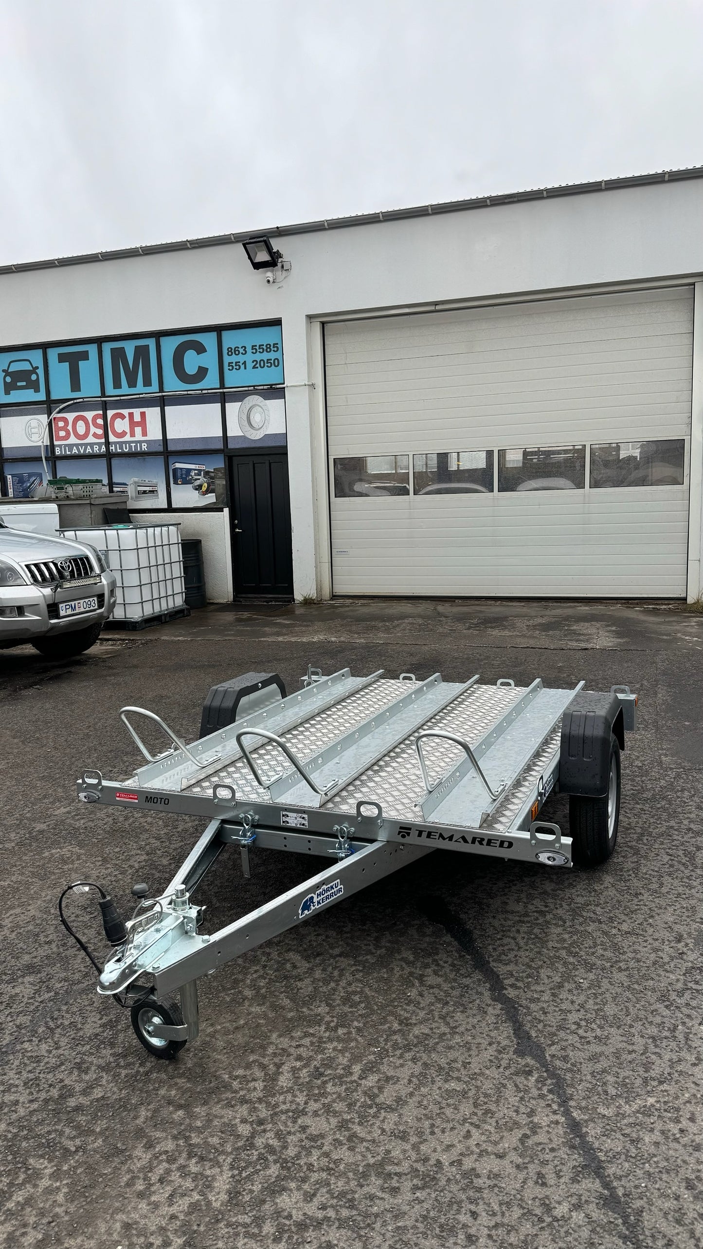 Mótorhjólakerra fyrir 3 hjól