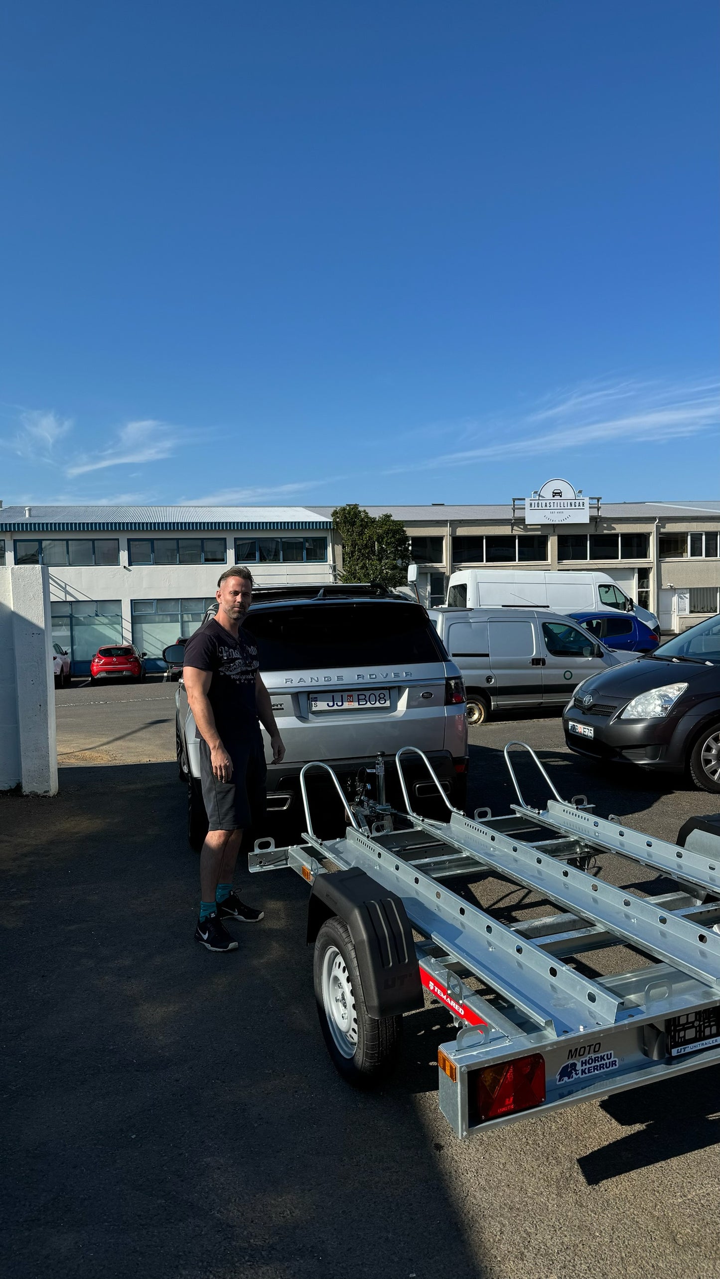 Mótorhjólakerra fyrir 3 hjól