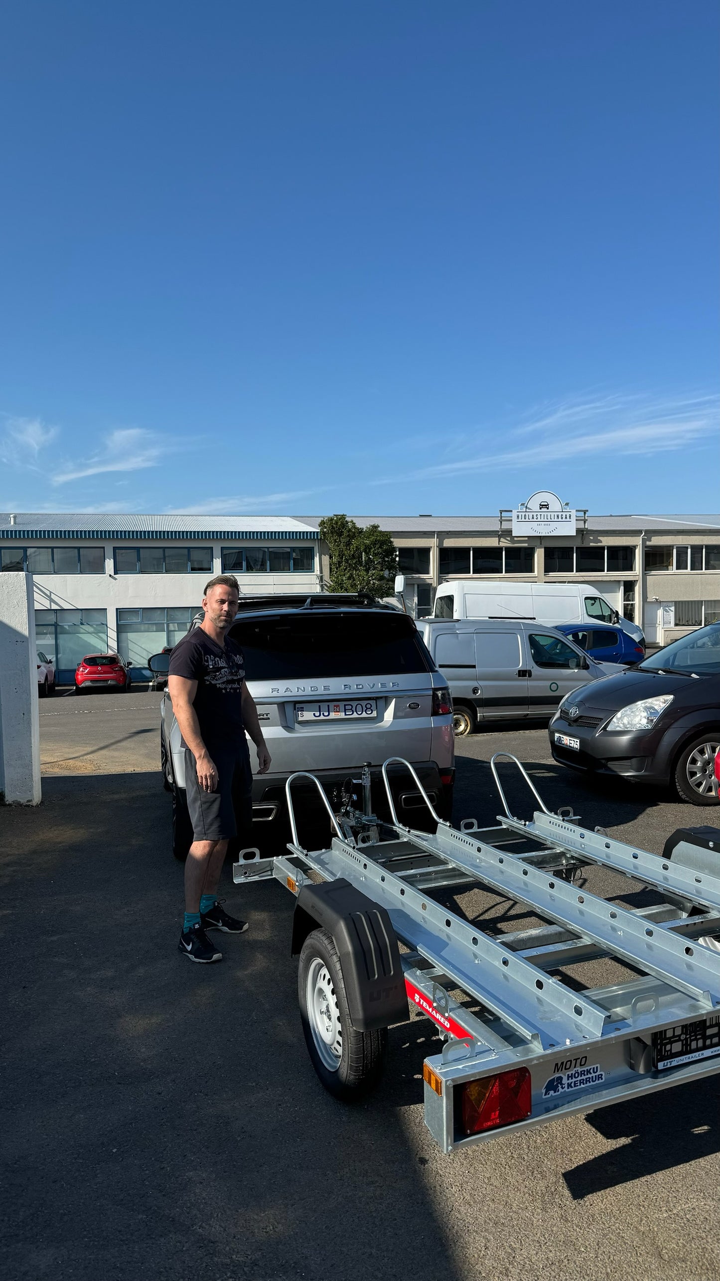 Mótorhjólakerra fyrir 3 hjól